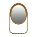 CASA Living Spejle Spejl m. knager i Rattan, 1