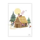 Poster&Frame Plakater Plakat - Hans og Grete i B50 x L70 cm, 1