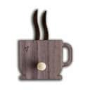 Minifabrikken Knager Knage - Kaffekop i Valnød, 1