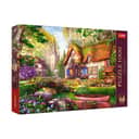 Spilbræt Puslespil Puzzle Puslespil - Huset Ved Søen i Multifarvet, 1