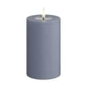 Deluxe Homeart LED-lys Real Flame LED Bloklys i Ice blue, 12,5 cm, 1