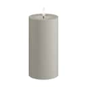 Deluxe Homeart LED-lys Real Flame LED Udendørs Bloklys i Sand, H15 x Ø7,5 cm, 1