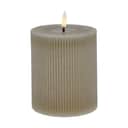 Lene Bjerre LED-lys Lillia LED Bloklys i sand, H12 x Ø10 cm, 1