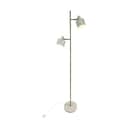 Dyberg Larsen Gulvlamper Ocean Gulvlampe i Beige/ Messing, 1