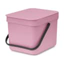 Brabantia Spande uden pedal Sort & Go Affaldsspand i Lilac Pink, 6 L, 1