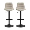 CASA Living Barstole Adisa Barstol - 2 stk i Beige, 1