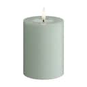 Deluxe Homeart LED-lys Real Flame LED Bloklys i Salvie grøn, 10 cm, 1