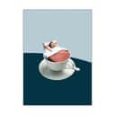 Poster&Frame Plakater Plakat - Morning rituals i Multifarvet, B30 x L40 cm, 1