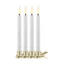 Sirius Lysdekoration Sille Genopladelig Sille Juletræslys - 4 stk. i 17,8 cm, 1