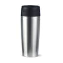 Emsa To go kopper To Go To-Go Classic Rejsekrus i Brushed stainless steel;Black, 0.36 L, 1