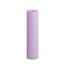 Deluxe Homeart LED-lys Real Flame LED Bloklys i Lavendel, 20 cm, 1