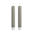 Deluxe Homeart LED-lys Real Flame LED Kronelys - 2 stk. i Sand , 15 cm, 1