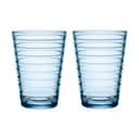 Iittala Vandglas Aino Aalto Vandglas - 2 stk. i Aqua, 33 cl, 1