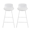 CASA Living Barstole Tina Barstol - 2 stk i Hvid, H94 x B43 cm, 1