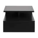 CASA Living Sengeborde Ashlan Natbord i sort, 1