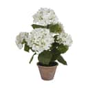 CASA Living Kunstige planter Kunstig Hortensia i Hvid, 55 cm, 1