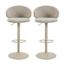 CASA Living Barstole Ella Barstol - 2 stk. i Sandfarve, 1