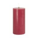 Sirius LED-lys Sille LED Bloklys i Rose Plum, H15 x Ø7,5 cm, 1