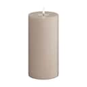 Deluxe Homeart LED-lys Real Flame LED Bloklys i Rose, 20 cm, 1