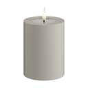 Deluxe Homeart LED-lys Real Flame LED Udendørs Bloklys i Sand, H10 x Ø7,5 cm, 1
