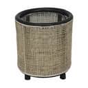 CASA Living Lanterner Lanterne i Lys natur/sort, 18 cm, 1