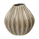Broste Copenhagen Vaser Wide Vase i Beige, H25 x Ø25, 1