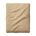 Essenza Lagner Fine Organic Jersey Boxlagen i Golden sand, B200 x L220 cm, 1