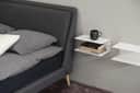 CASA Living Hylder Joliet Væghylde - 2 stk. i Hvid, H14 x B35 x L20 cm, 2