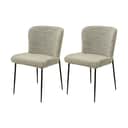 CASA Living Spisebordsstole Spisebordsstol - 2 stk. i Beige/sort, 1