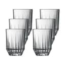 Lyngby Glas Vandglas Astrid Vandglas - 6 stk. i Klar, 1