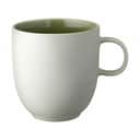 Studio Round Krus og kopper med hank North Krus i Matte white/shiny Moss, 1