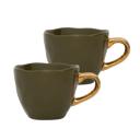 Urban Nature Culture Krus og kopper med hank Good Morning Kop - 2 stk. i Fir green, 1