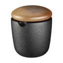 Skeppshult Saltkar Walnut Swing Mini Saltkar i Sort/Træ, 1