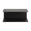 CASA Living Hylder Joliet Væghylde - 2 stk. i Sort, H14 x B35 x L20 cm, 1