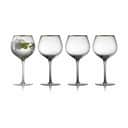 Lyngby Glas Ginglas Palermo Gin & tonic-glas - 4 stk. i klar/guldfarvet, 1