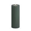 Deluxe Homeart LED-lys Real Flame LED Bloklys i Jade green, 20 cm, 1