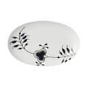 Royal Copenhagen Asietter Sort Mega Riflet Asiet i Sort/hvid, 1