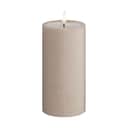 Deluxe Homeart LED-lys Unique LED Bloklys i Rose, H15 x Ø7,5 cm, 1