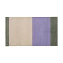Tica Copenhagen Gulvtæpper Stripes Horisontal Gulvtæppe i Lilla/Ivory/grøn, B67 x L120 cm, 1
