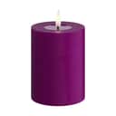 Deluxe Homeart LED-lys Real Flame LED Bloklys i Violet , 10 cm, 1