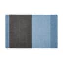 Tica Copenhagen Dørmåtter Stripes Horisontal Gulvmåtte i blå/steelgrey, B40 x L60 cm, 1