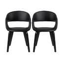 CASA Living Spisebordsstole Nova Spisebordsstole - 2 stk. i sort, 1
