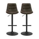 CASA Living Barstole Adisa Barstol - 2 stk. i Preston brun, 1