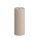 Deluxe Homeart LED-lys Real Flame LED Bloklys i Rose, 12,5 cm, 1