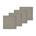 Södahl Stofservietter Tiles Damask Mundserviet - 4 stk. i Taupe, 1