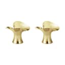 Georg Jensen Kronelysestage Bloom Lysestage - 2 stk. i Guldfarvet, 1