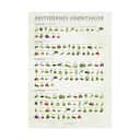 Poster&Frame Plakater plakat - Årstidernes grøntsager i multifarvet, B50 x L70 cm, 1