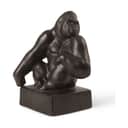Royal Copenhagen Dyrefigurer Figurine Gorilla i Sort, 1