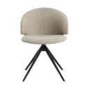 CASA Living Spisebordsstole Ella Spisebordsstol i Beige/sort, 1