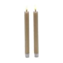 Sirius LED-lys Sille Genopladelig Sille LED Kronelys - 2 stk. i Caramel, 1